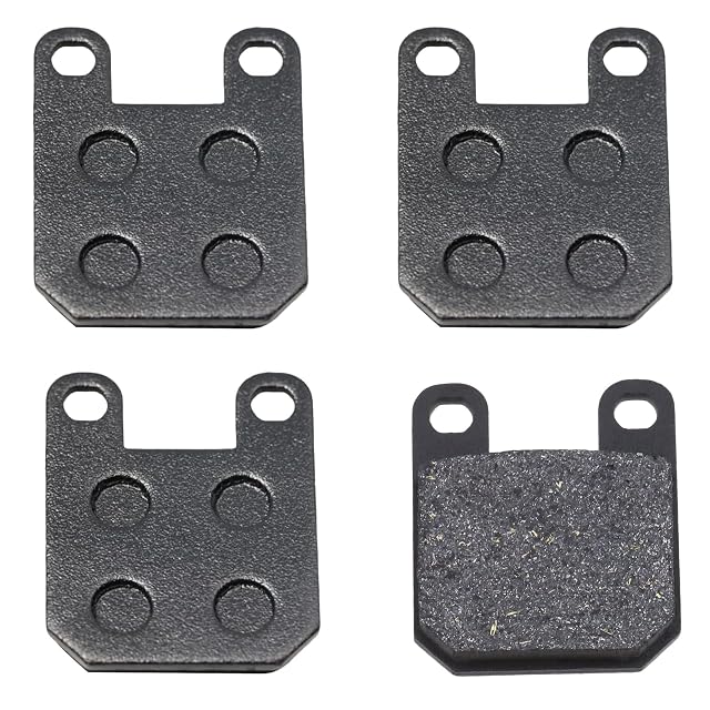 Jeu de quatre plaquettes de frein QKNOSM pour scooters Peugeot