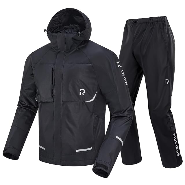 Combinaison de pluie deux-pièces RIDEIRON, veste et pantalon