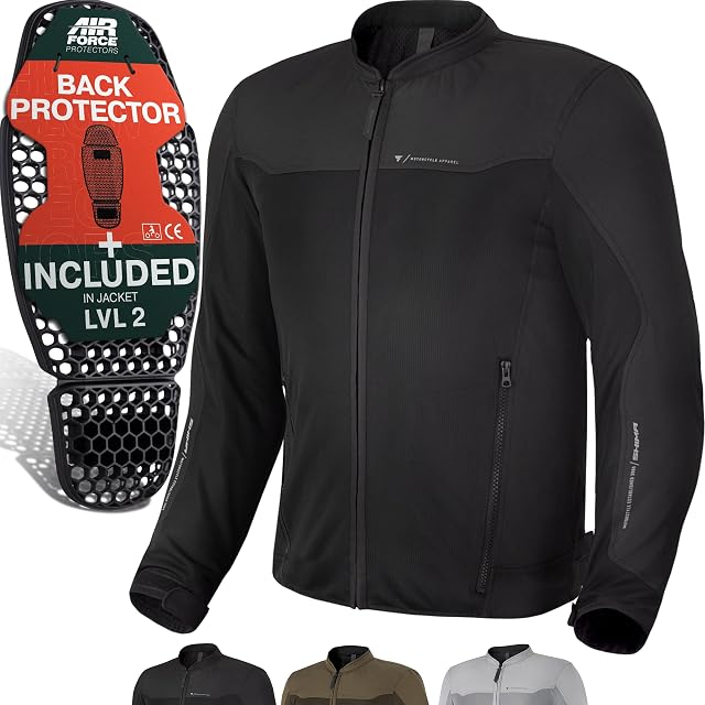 Blouson d’été en mesh SHIMA OpenAir, vue de trois quarts