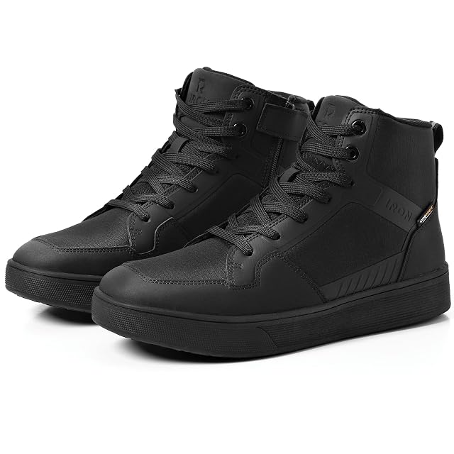 Chaussure de moto RIDEIRON, vue de côté montrant la zone de cheville