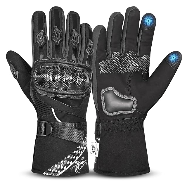 Gant d’hiver thermique BEAST RAGE, dos de la main